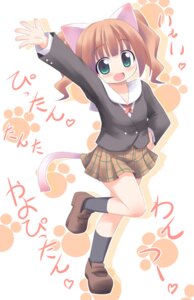 Rating: Safe Score: 0 Tags: alternative_fashion animal_humanoid bottomwear brown_hair cat_humanoid clothing e621 felid felid_humanoid feline feline_humanoid female green_eyes hair humanoid kagura_yuuki loafers looking_at_viewer mammal mammal_humanoid pattern_bottomwear pattern_clothing pattern_skirt plaid plaid_bottomwear plaid_clothing plaid_skirt raised_arm school_uniform shirt skirt solo tail the_idolmaster topwear undershirt uniform vest yayoi_takatsuki User: bunchy7s
