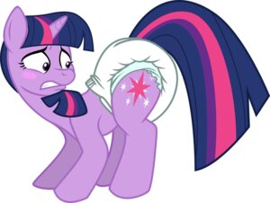 Rating: Questionable Score: 0 Tags: blush clothed clothing cupcakescankill cutie_mark diaper e621 equid equine female feral friendship_is_magic fur hair hasbro hi_res horn mammal multicolored_hair my_little_pony mythological_creature mythological_equine mythology purple_body purple_fur purple_hair quadruped solo tail twilight_sparkle_(mlp) two_tone_hair unicorn wearing_diaper white_diaper User: bunchy7s