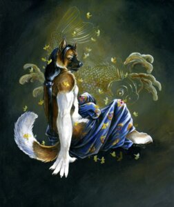 Rating: Safe Score: 0 Tags: 5_fingers anthro barefoot biped black_hair black_nose brown_body brown_fur canid canine canis claws clothed clothing domestic_dog e621 feet fingers fur hair heather_bruton long_hair looking_aside looking_at_viewer male mammal sitting solo tail topless white_body white_fur User: bunchy7s