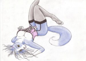 Rating: Safe Score: 0 Tags: anthro biped blue_body blue_fur border_collie breasts canid canine canis clothing collie corset domestic_dog e621 female fur herding_dog hi_res jaylablue legwear lingerie lying mammal pastoral_dog sheepdog solo stockings tail topwear User: bunchy7s