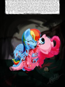Rating: Questionable Score: 0 Tags: 3:4 blood blue_body blue_eyes blue_feathers blue_fur bodily_fluids cupcake cutie_mark duo e621 earth_pony english_text equid equine eyes_closed feathered_wings feathers female feral finally_snapped food friendship_is_magic fur gore hair hasbro horse killing kitchen last_party mammal multicolored_hair multicolored_tail my_little_pony mythological_creature mythological_equine mythology pegasus pink_body pink_fur pink_hair pinkie_pie_(mlp) pony rainbow_dash_(mlp) rainbow_hair rainbow_tail remorse rocket_to_insanity_(mlp_fanfic) sequel tail text unknown_artist vignette wings User: bunchy7s