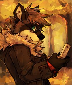 Rating: Safe Score: 0 Tags: anthro autumn brown_hair clothing coat conditional_dnp e621 ear_piercing eyewear fangs garnetto glasses hair hi_res male mammal piercing plant procyonid raccoon shiro_sirius smile solo teeth topwear tree warm_colors User: bunchy7s