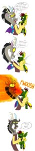 Rating: Safe Score: 0 Tags: 2014 angry asking asking_another asking_what breathing_noises chimera cloud_emanata dialogue different_sound_effects discord_(mlp) draconequus duo e621 emanata english_text equid equine fan_character feathered_wings feathers feral fire friendship_is_magic hasbro hi_res long_image male mammal membrane_(anatomy) membranous_wings mickeymonster motion_onomatopoeia my_little_pony mythological_creature mythological_equine mythology onomatopoeia pegasus question questioning_tone smile snort sound_effects species_in_dialogue speech_bubble squeezing talking_to_another tall_image text velocity_sound_effect wings yes-no_question User: bunchy7s