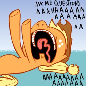 Rating: Safe Score: 0 Tags: 1:1 applejack_(mlp) ask_jappleack blonde_hair clothing cowboy_hat dialogue e621 earth_pony english_text equid equine featureless_feet featureless_hands feet female feral freckles friendship_is_magic hair hasbro hat headgear headwear horse hotdiggedydemon mammal my_little_pony open_mouth pony ponytail screaming solo tail teeth text tongue toony tumblr User: bunchy7s