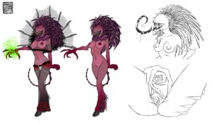 Rating: Explicit Score: 0 Tags: alien bodily_fluids bone breasts claws clitoral_hood clothed clothing cupless_top demon drooling e621 eyeless female fur genitals hi_res hooves janner3d long_claws magic_user nipple_chain nipple_piercing nipples piercing prehensile_clitoral_hood red_body red_skin saliva sharp_teeth skimpy skull solo teeth tentacle_tongue tentacles tongue vulva User: bunchy7s