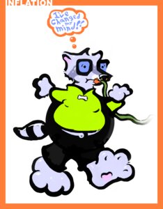 Rating: Safe Score: 0 Tags: 3_toes anthro clothed clothing e621 english_text eyewear feet glasses hose hose_inflation inflation larathelabrat male mammal markings ness_(larathelabrat) parody procyonid raccoon ring_(marking) ringed_tail shirt simple_background solo striped_markings striped_tail stripes tail tail_markings text thought_bubble toes topwear walking User: bunchy7s Rating: Safe Score: 0 Tags: 3_toes anthro clothed clothing e621 english_text eyewear feet glasses hose hose_inflation inflation larathelabrat male mammal markings ness_(larathelabrat) parody procyonid raccoon ring_(marking) ringed_tail shirt simple_background solo striped_markings striped_tail stripes tail tail_markings text thought_bubble toes topwear walking User: bunchy7s