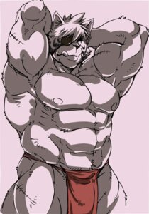 Rating: Questionable Score: 0 Tags: abs anthro athletic biceps big_muscles biped bottomwear bulge clothed clothing dandoo dard drakuun e621 eye_patch eyewear felid flexing fur grey_body grey_fur hair hands_behind_head licking loincloth looking_at_viewer male mammal markings muscular muscular_anthro muscular_male nipples pantherine pecs pink_background pose scar simple_background solo standing stripes tiger tongue tongue_out topless underwear User: bunchy7s