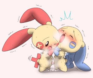 Rating: Explicit Score: 0 Tags: blush bodily_fluids cum duo e621 erection feral frottage generation_3_pokemon genital_fluids genitals male male/male minun nintendo pasaran penile penis penises_touching plusle pokemon pokemon_(species) sex simple_background sweat tears white_background User: bunchy7s