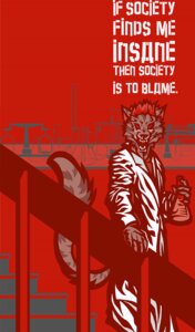 Rating: Safe Score: 0 Tags: anthro chemistry clothing coat e621 english_text felid grin hair lab_coat mad_scientist madness male mammal pseudo_manitou red_eyes red_hair red_theme scientist smile solo tail text topwear User: bunchy7s