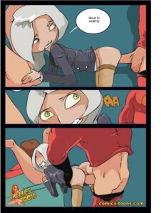 Rating: Explicit Score: 0 Tags: 1boy 2girls all_fours bent_over comic disney doggy_style elastigirl female helen_parr husband_and_wife lowres male mirage_(the_incredibles) mr._incredible penis pixar robert_parr rule34 straight_hair superhero superheroine swingers the_incredibles User: bunchy7s