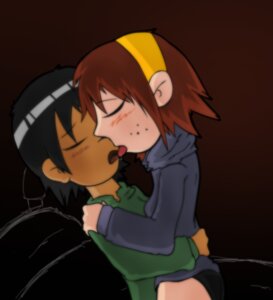 Rating: Questionable Score: 0 Tags: 2girls blush canonical_scene closed_eyes dark_hair feet_out_of_frame female kim_pine kissing knives_chau rule34 scott_pilgrim_vs._the_world short_hair tagme wonchop yuri User: bunchy7s
