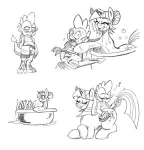 Rating: Questionable Score: 0 Tags: 2014 bath black_and_white blush brush bubble bylisboa cutie_mark dragon duo e621 equid equine eyes_closed fangs female feral friendship_is_magic fur hair hasbro hi_res horn male mammal monochrome my_little_pony mythological_creature mythological_equine mythological_scalie mythology open_mouth pupils scalie slit_pupils smile spike_(mlp) tail teeth towel twilight_sparkle_(mlp) unicorn water User: bunchy7s