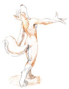 Rating: Questionable Score: 0 Tags: 4_toes 5_fingers anthro back_muscles breasts canid canine canis chinese_text colored_pencil_(artwork) cross-hatching digitigrade domestic_dog e621 eyes_closed featureless_breasts feet female fingers fur hand_out hatching_(art) husky kineta looking_up mammal muscular muscular_anthro muscular_female nordic_sled_dog nude orange_body orange_fur pose rear_view shaded side_boob signature sketch solo spitz tail text toes traditional_media_(artwork) white_body white_fur zaush User: bunchy7s