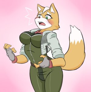 Rating: Safe Score: 0 Tags: 2013 anthro black_nose blush breasts brown_body brown_fur canid canine clothing crossgender e621 female fingerless_gloves fox fox_mccloud foxymcflurry fur gloves green_eyes handwear jacket mammal mtf_crossgender nintendo open_mouth pink_background simple_background solo star_fox tan_body tan_fur topwear white_body white_fur User: bunchy7s Rating: Safe Score: 0 Tags: 2013 anthro black_nose blush breasts brown_body brown_fur canid canine clothing crossgender e621 female fingerless_gloves fox fox_mccloud foxymcflurry fur gloves green_eyes handwear jacket mammal mtf_crossgender nintendo open_mouth pink_background simple_background solo star_fox tan_body tan_fur topwear white_body white_fur User: bunchy7s