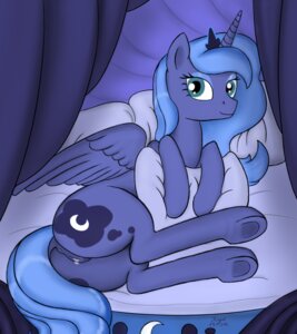 Rating: Explicit Score: 0 Tags: 2012 anus bed blue_body blue_eyes blue_feathers blue_fur blue_hair bodily_fluids cutie_mark e621 equid equine feathered_wings feathers female feral friendship_is_magic fur furniture genital_fluids genitals hair hasbro hi_res horn looking_at_viewer mammal my_little_pony mythological_creature mythological_equine mythology pillow princess_luna_(mlp) quadruped solo tail vaginal_fluids vulva winged_unicorn wings xyi User: bunchy7s