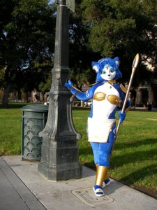 Rating: Safe Score: 0 Tags: 2010 3:4 anthro blue_body blue_fur blue_hair canid canine clothed clothing costume e621 female fox fur fursuit grandfathered_content hair ken_singshow krystal_(star_fox) mammal melee_weapon nintendo photography_(artwork) polearm real solo staff star_fox street weapon white_body white_fur User: bunchy7s