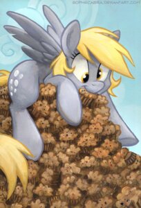 Rating: Safe Score: 0 Tags: 2013 amber_eyes blonde_hair cloud cutie_mark derp_eyes derpy_hooves_(mlp) e621 equid equine feathered_wings feathers female feral food friendship_is_magic grey_body grey_feathers hair hasbro kenket mammal muffin my_little_pony mythological_creature mythological_equine mythology outside painting_(artwork) pegasus quadruped sky solo sophiecabra tail text traditional_media_(artwork) traditional_painting_(artwork) url wings User: bunchy7s