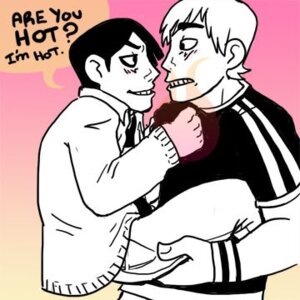 Rating: Questionable Score: 0 Tags: 2boys english_text gay incognitymous male male_only matthew_patel monochrome rule34 scott_pilgrim tagme text todd_ingram yaoi User: bunchy7s