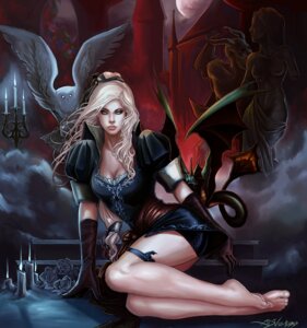 Rating: Questionable Score: 0 Tags: artistic bat blonde_hair breasts castlevania castlevania:_symphony_of_the_night cleavage female greenstranger maria_renard maria_renard_(sotn) owl pinup rule34 User: bunchy7s