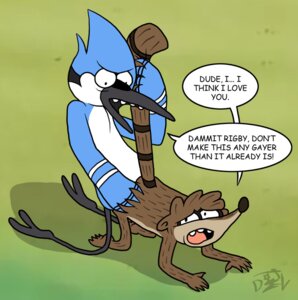 Rating: Explicit Score: 0 Tags: 2010 2_toes all_fours anthro anthro_on_anthro anti_dev avian avian_feet beak bird blue_body blue_jay brown_body brown_fur cartoon_network comic_sans corvid dialogue doggystyle duo e621 english_text feet from_behind_position fur grass interspecies jay_(bird) male male/male male_penetrated male_penetrating male_penetrating_male mammal mordecai_(regular_show) new_world_jay open_mouth oscine outside passerine penetration plant procyonid raccoon regular_show rigby_(regular_show) sex signature speech_bubble tail tail_grab teeth text toes toony toothed_beak watermark User: bunchy7s