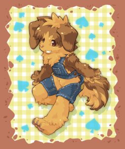 Rating: Safe Score: 0 Tags: 2010 4_toes 5_fingers anthro barefoot biped brown_body brown_fur canid canine canis cel_shading claws clothed clothing denim domestic_dog e621 feet fingers fluffy fluffy_tail full-length_portrait fur japanese_description kemono male mammal pawpads paws pink_nose pink_pawpads portrait red_eyes shaded smile solo spades_(suit) suit_symbol tail tatotake_mono teeth toes toony User: bunchy7s Rating: Safe Score: 0 Tags: 2010 4_toes 5_fingers anthro barefoot biped brown_body brown_fur canid canine canis cel_shading claws clothed clothing denim domestic_dog e621 feet fingers fluffy fluffy_tail full-length_portrait fur japanese_description kemono male mammal pawpads paws pink_nose pink_pawpads portrait red_eyes shaded smile solo spades_(suit) suit_symbol tail tatotake_mono teeth toes toony User: bunchy7s