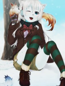 Rating: Safe Score: 0 Tags: anthro blue_eyes bow_(feature) bow_tie clothing domestic_pet e621 earmuffs eventh7 felid feline female hair hi_res japanese kemono long_hair mammal mustelid one_eye_closed open_mouth outside scarf smile snow solo spots wink winter User: bunchy7s Rating: Safe Score: 0 Tags: anthro blue_eyes bow_(feature) bow_tie clothing domestic_pet e621 earmuffs eventh7 felid feline female hair hi_res japanese kemono long_hair mammal mustelid one_eye_closed open_mouth outside scarf smile snow solo spots wink winter User: bunchy7s