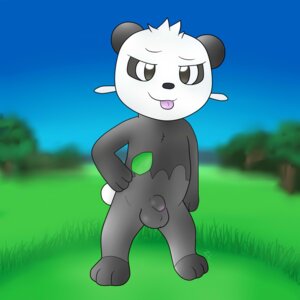 Rating: Explicit Score: 0 Tags: 1:1 2013 anthro balls bear black_eyes digital_media_(artwork) e621 flaccid foreskin fur generation_6_pokemon genitals hi_res humanoid_genitalia humanoid_penis leaf looking_at_viewer male mammal nintendo nude pancham penis pokemon pokemon_(species) smile solo young young_anthro young_male zeklullaby User: bunchy7s