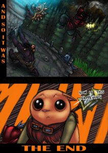Rating: Safe Score: 0 Tags: anthro dialogue dr._mundo_(lol) e621 english_text fungus hi_res jax_(lol) kennen_(lol) kog'maw_(lol) league_of_legends male multiple_scenes mushroom rammus_(lol) riot_games teemo_(lol) tencent text thanekats yordle User: bunchy7s