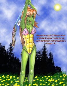 Rating: Questionable Score: 0 Tags: alaer alternate_species anthro april_o'neil bikini clothed clothing e621 english_text female furrification hi_res pose reptile scalie skimpy solo swimwear teenage_mutant_ninja_turtles text turtle two-piece_swimsuit User: bunchy7s