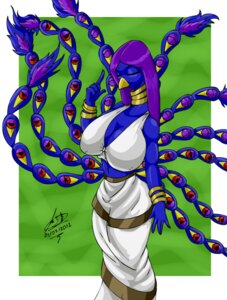 Rating: Questionable Score: 0 Tags: 2012 avian beak big_breasts bird blue_body blue_feathers bottomwear bracelet breasts cleavage clothed clothing crossgender e621 eyes_closed feathers female galliform green_background hair huge_breasts jewelry long_hair mismatched_sexual_dimorphism mr_zero multi_tail neck_ring non-mammal_breasts peacock_feather peafowl phasianid purple_hair simple_background skirt solo tail User: bunchy7s