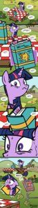 Rating: Safe Score: 0 Tags: 2012 absurd_res book comic dialogue e621 english_text equid equine female feral friendship_is_magic fur furniture hair hasbro hi_res horn long_image mammal multicolored_hair my_little_pony mythological_creature mythological_equine mythology outside parody picnic plant purple_body purple_fur purple_hair sketchyjackie solo table tail tall_image text tree twilight_sparkle_(mlp) two_tone_hair unicorn wood User: bunchy7s