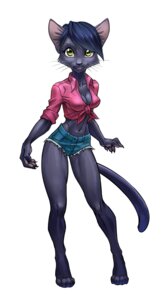 Rating: Safe Score: 0 Tags: 2013 4_toes absurd_res anthro big_eyes biped black_hair black_nose bottomwear breasts clothing domestic_cat e621 feet felid feline felis female fur grey_body grey_fur hair hi_res hindpaw long_legs looking_at_viewer mammal paws pose saikono shirt short_hair shorts simple_background solo standing tail toes topwear white_background yellow_eyes User: bunchy7s