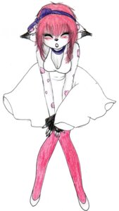 Rating: Safe Score: 0 Tags: accessory anthro blush bow_(feature) bow_accessory bow_ribbon breasts cleavage clothed clothing dress e621 eyes_closed felid feline female gloves hair hair_accessory hair_bow hair_ribbon handwear lynx mammal midorikazeneko pink_hair ribbons simple_background solo white_background User: bunchy7s