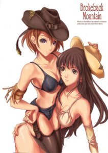Rating: Explicit Score: 0 Tags: 2girls bikini brokeback_mountain cowboy_hat cowgirl crossover engrish female hat lingerie multiple_females multiple_girls parody red_hair rule34 rule_63 swimsuit thighhighs underwear western yuri User: bunchy7s