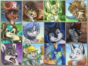 Rating: Safe Score: 0 Tags: anthro black_body black_fur blue_body blue_fur canid canine canis cheetah deer e621 felid feline female fox fur group kacey large_group low_res male mammal pantherine rodent tiger white_body white_fur wolf User: bunchy7s