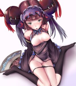 Rating: Questionable Score: 0 Tags: 1girls bangs black_eyes black_panties blunt_bangs blush bow bowtie breasts brown_hair china_dress chinese_clothes embarrassed fan female footwear grey_eyes hair_ornament hairband hairpods hat kneehighs mogmog mound_of_venus nipples no_bra open_clothes open_mouth panties panty_pull princess_of_anniversary ribbon rule34 sangokushi_taisen short_hair shuuki sitting socks solo syuuki underwear User: bunchy7s