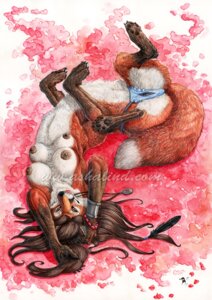 Rating: Explicit Score: 0 Tags: 2009 anthro ashalind bracelet breasts canine crotchless female fox jewelry licking_lips lying multi_breast necklace nude on_back panties pink pussy roses rule34 solo sprawling spread_legs spreading taur underwear watermark User: bunchy7s