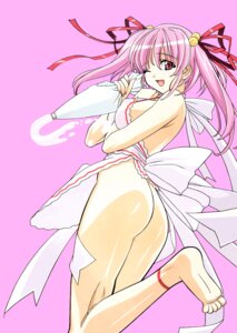 Rating: Questionable Score: 0 Tags: apron ass barefoot breasts copyright_request cream feet female highres jewelry kuroda_kazuya naked_apron pink_eyes pink_hair ribbon rule34 soles toes User: bunchy7s