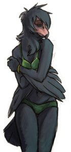 Rating: Questionable Score: 0 Tags: 2009 accipitriform airu anthro avian beak bird blood bodily_fluids bra bracelet breasts california_condor clothing e621 female green_clothing green_underwear jewelry new_world_vulture panties pinup pose self_hug shy simple_background solo underwear vulture white_background wounded User: bunchy7s