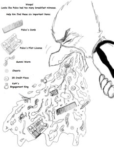 Rating: Questionable Score: 0 Tags: activity_book anthro avian beak bird bodily_fluids college digital_drawing_(artwork) digital_media_(artwork) e621 english_text falco_lombardi fredryk_phox male monochrome nintendo paintchat school side_view simple_background solo star_fox star_fox_crashes_the_art_party text vomit vomiting white_background User: bunchy7s