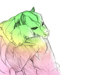 Rating: Safe Score: 0 Tags: adjuchas ambiguous_gender bleach_(series) duo e621 felid feral grimmjow_jaegerjaquez hollow_(bleach) hug human ichigo_kurosaki mammal pantherine romantic romantic_couple shinigami_uniform simple_background white_background User: bunchy7s