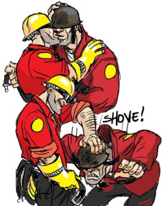 Rating: Explicit Score: 0 Tags: 2boys 2d engineer_(team_fortress_2) human human_male human_only kgbigelow male male_only rule34 soldier_(team_fortress_2) team_fortress_2 yaoi User: bunchy7s