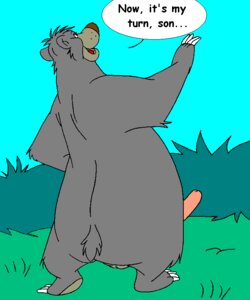 Rating: Explicit Score: 0 Tags: baloo bear disney feral male male_only mouseboy penis rule34 tagme the_jungle_book User: bunchy7s