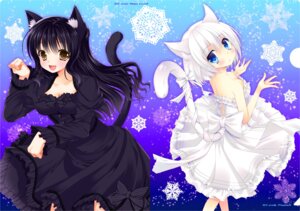 Rating: Safe Score: 0 Tags: :d abstract_background accessory alternative_fashion animal_humanoid black_clothing black_dress black_hair blue_eyes blush breasts cat_humanoid cat_tail cleavage clothed clothing dress duo e621 felid felid_humanoid feline feline_humanoid female furgonomics hair hi_res humanoid j-fashion kuro_lolita lolita_(fashion) looking_at_viewer mammal mammal_humanoid open_mouth paw_pose pose ribbons short_hair simple_background smile snowflake tail tail_accessory tail_ribbon tamakake white_clothing white_dress white_hair yellow_eyes User: bunchy7s