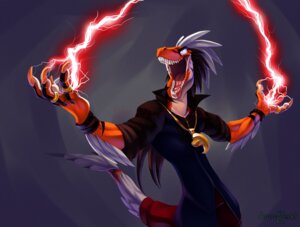 Rating: Safe Score: 0 Tags: 2011 anthro armband astrozerk dinosaur dromaeosaurid e621 electricity fangs feathered_dinosaur feathered_scalie feathers jewelry laugh lightning looking_at_viewer magic male necklace open_mouth prehistoric_species reptile ring saurischian scalie simple_background solo tail teeth theropod velociraptor watermark wristo_(astrozerk) User: bunchy7s
