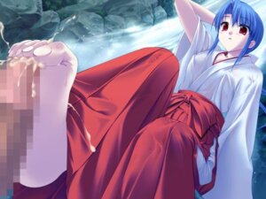 Rating: Explicit Score: 0 Tags: barefoot blue_hair censored cum cum_on_body cum_on_clothes cum_on_feet cum_on_lower_body feet female footjob hakama hand_behind_head japanese_clothes male miko penis red_eyes rule34 water waterfall wet User: bunchy7s