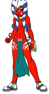Rating: Explicit Score: 0 Tags: 1girls ahsoka_tano blue_eyes breasts clone_wars clothed clothing female female_focus female_only hidden-traveler jedi jedi_padawan nipples pose revealing_clothes rule34 simple_background slave_bikini small_breasts solo star_wars the_clone_wars:_season_one togruta white_background User: bunchy7s