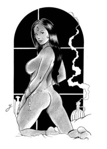 Rating: Explicit Score: 0 Tags: a_princess_of_mars ass back_view barsoom breasts dark_hair dejah_thoris female female_only human kneeling long_hair looking_back monochrome rule34 solo tagme User: bunchy7s