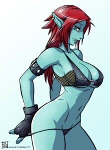 Rating: Questionable Score: 0 Tags: blizzard_entertainment bra breasts clothing dalehan e621 ear_piercing female fingerless_gloves gloves green_eyes hair handwear humanoid not_furry panties piercing red_hair simple_background solo teeth troll_(mythology) underwear undressing warcraft white_background User: bunchy7s