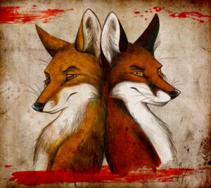 Rating: Safe Score: 0 Tags: 2010 anthro brown_eyes canid canine culpeofox duo e621 fox lol_comments looking_at_viewer male mammal red_fox true_fox whiskers User: bunchy7s